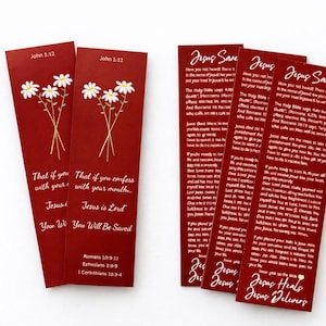 Salvation Card ~ Lead someone to Christ bookmark (Printable Version)