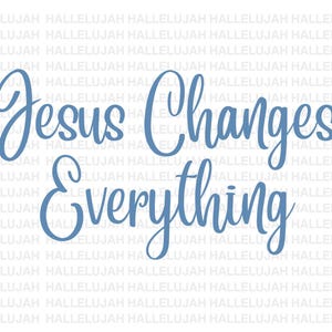 Jesus changes Everything - Postcard (set of 6 Postcards)