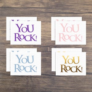 You Rock Cards (BUNDLE) 4 Colors + Envelops