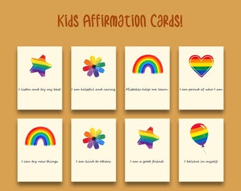 Schede di affermazione positiva per bambini: citazioni motivazionali stampabili (download PDF)