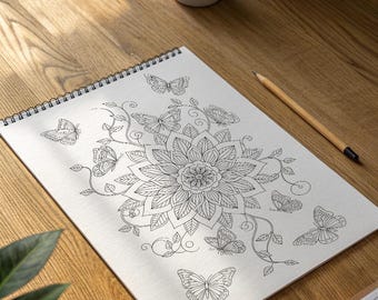 Stress Relief Coloring Pages – Printable Mindfulness & Relaxation Art