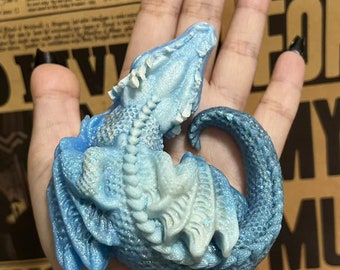 Dragon Squishy Toy, Stress reliever, Slime toy, Fidget toy, Hand-made