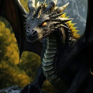 The Little Black Dragon Spirit Companion Bearer of Extreme Luck- Distant, Direct Spirit Binding