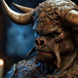 Asterion, The Minotaur Spirit Companion- Distant, Direct Spirit Binding
