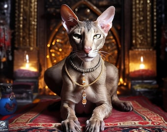 Egyptian Sphinx Cat Familiar Spirit Companion- Distant, Direct Spirit Binding