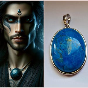 Lycarios, The Moonlit Sentinel Spirit Companion Protector Magical Vessel