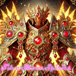 Gold Armor & Rubies- Spirit Companion Offering