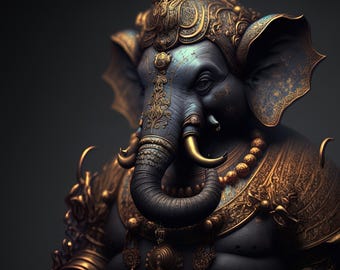 Lakshmi, The Mystical Elephant Spirit Companion Bringer of Wealth- Distant, Direct Spirit Binding