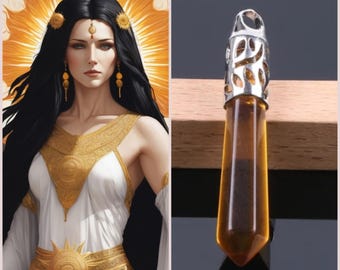 Sun Power Goddess Beauty & Strength Magical Amulet
