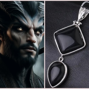 Theon, The Demon Warrior Spirit Companion Magical Vessel
