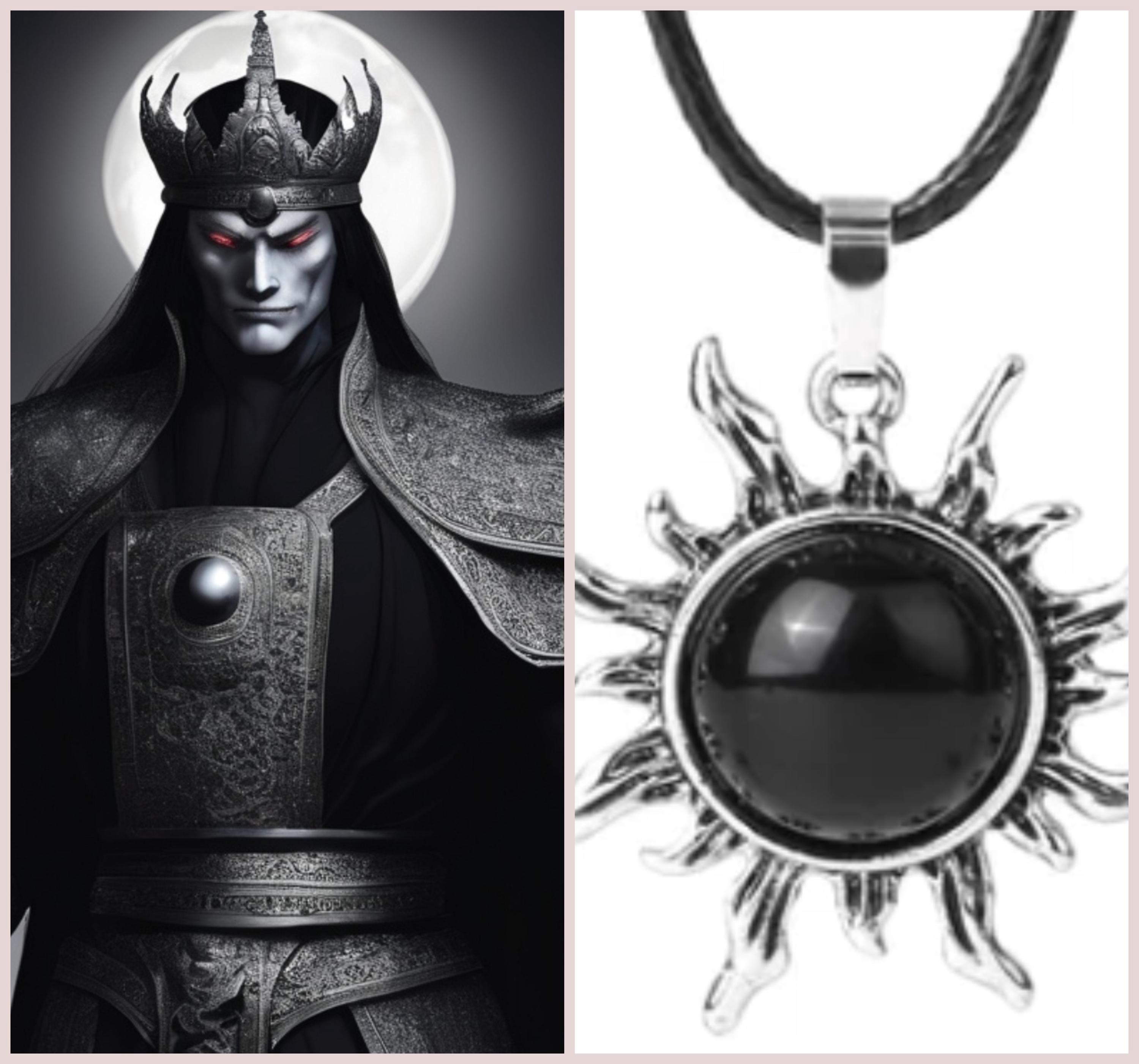 Ebonar, The Shadow Warrior Protector Spirit Companion Magical Vessel