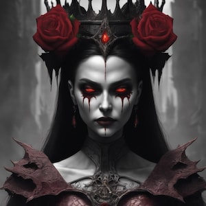 Valeria, The Vampire Warrior Protector Spirit Companion Magical Vessel