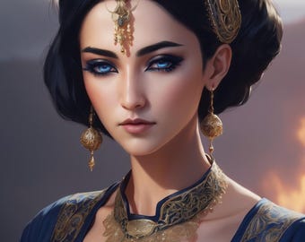 Noura, The Loyal Jinn Queen Spirit Companion, Direct Binding Magical Vessel