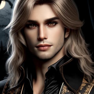 Alaric, Beautiful England Vampire Spirit Companion, Magical Vessel Direct Binding