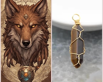 Kaelen, The Wolf Spirit Companion of Loyalty, Intuition & Inner Strength, Direct Binding Magical Vessel