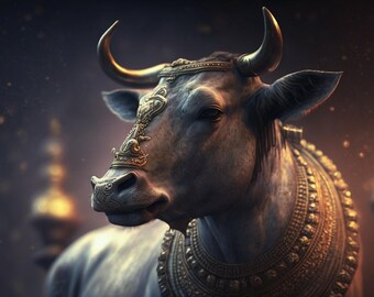 Kamadhenu, The Indian Sacred Cow Spirit Companion- Attract Wealth, Money, Prosperity- Distant, Direct Spirit Binding