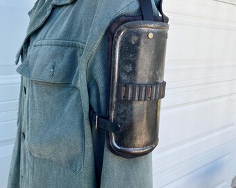 Formed steel shoulder armor piece