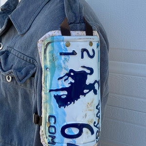 Fallout style armor made from license plate