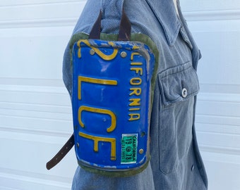 Fallout style armor made from license plate