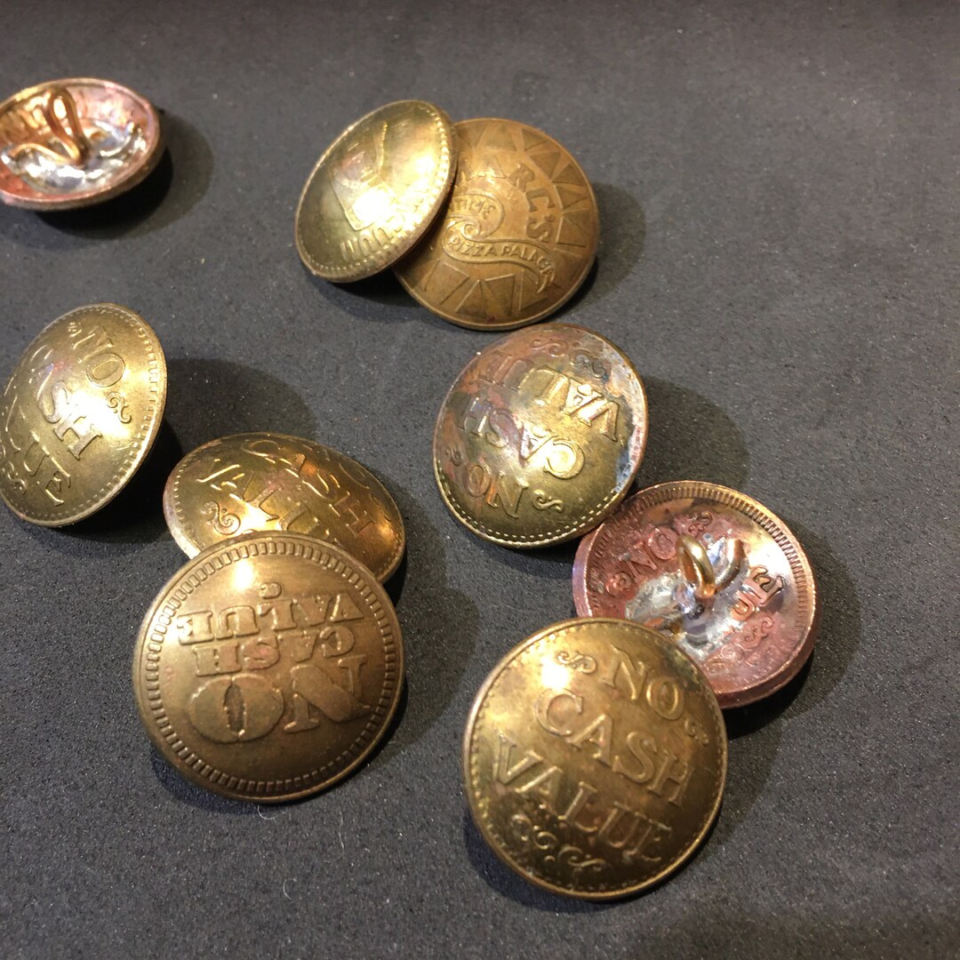 Buttons Made From Game Tokens - Etsy