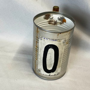 Tin can beer mug with bullet handle image 4
