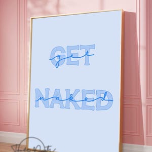 Trendy Blue Bathroom Decor, Printable art Bathroom, Coquette room decor, Girly Bathroom decor, Coquette aesthetic wall decor, Apartment deco