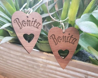 Walnut Wooden BONITA Hoops