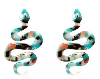 Palm Springs Snake Earrings