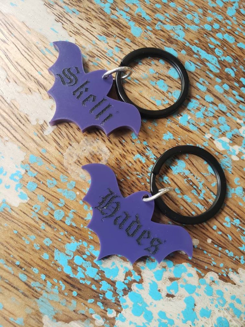 Gothic BAT Pet or Human ID Tag image 5