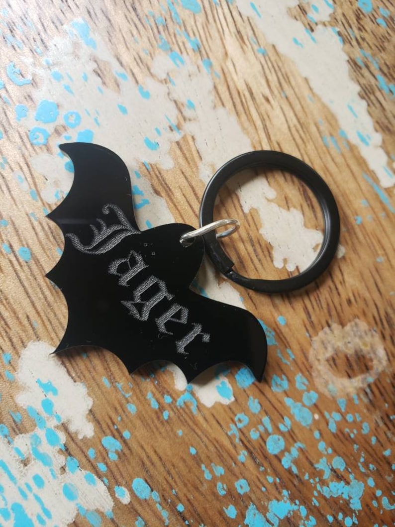 Gothic BAT Pet or Human ID Tag image 3