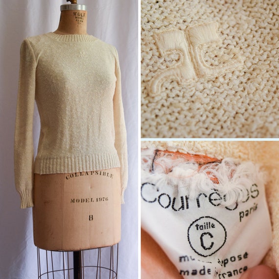 1970s Sweater | Courrèges | Vintage 70s Pullover … - image 1