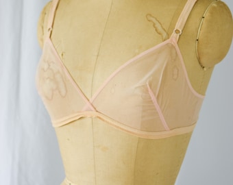 1960er Jahre Rudi Gernreich Sheer Nylon Bralette - Vintage Kein BH-Look
