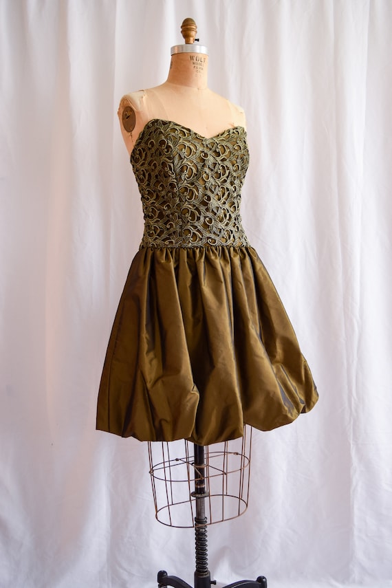 1980s Dress | Victor Costa | Vintage 80s Bubble D… - image 3