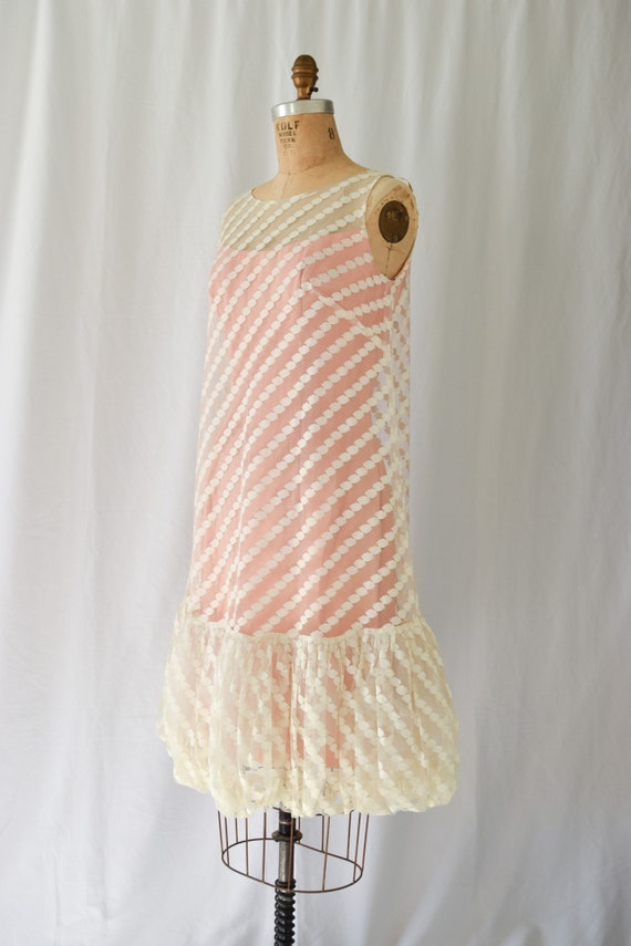 1960s Lilli Diamond Lace Trapeze Dress: Vintage Party Cocktail