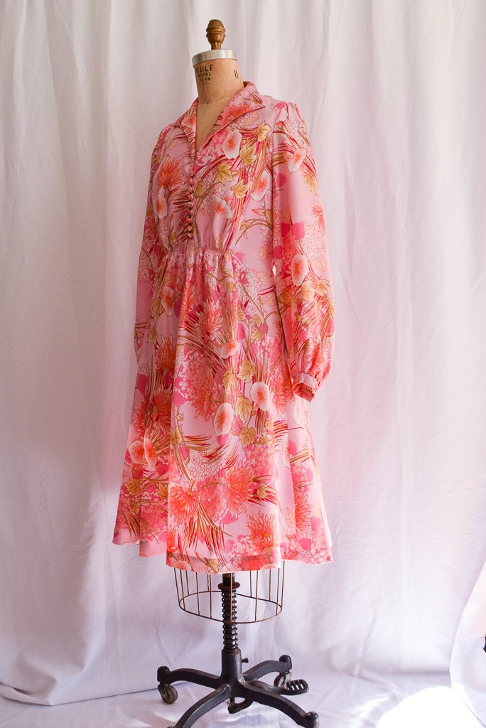 1960s Dress Shannon Rodgers for Jerry Silverman Vintage 60s Dress Pink ...