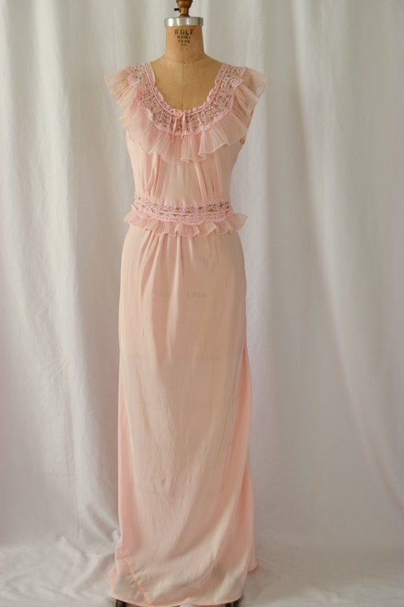 1940s Nightgown | Penney's Adonna  | Vintage Late… - image 2