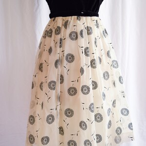 1950s Dress Star Teen Vintage 50's Party Dress Black - Etsy