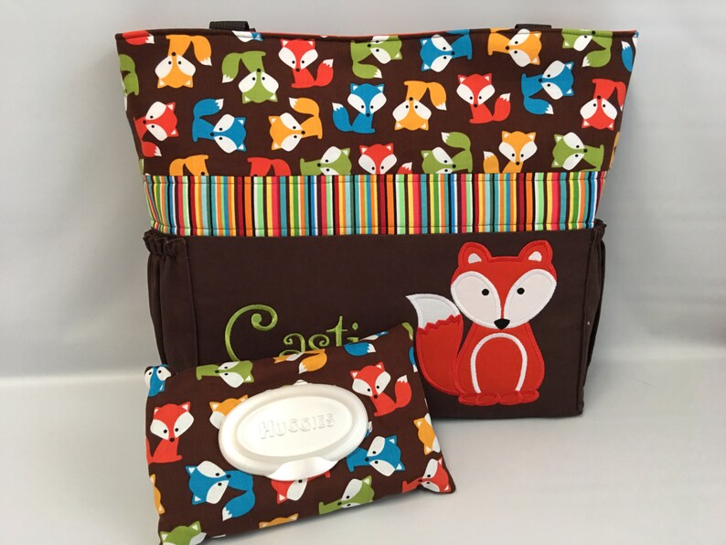 personalized diaper bolsa