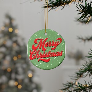 Merry Christmas Ornament
