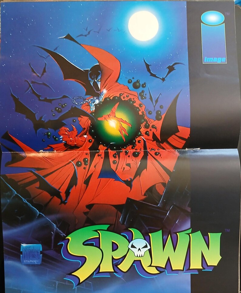 Spawn 1 May 1992, Image Comics Malibu, Todd Macfarlane First Issue - Etsy