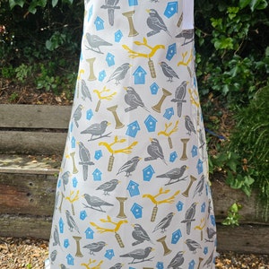Bird House  – Nature-Inspired Cotton Kitchen and Craft Apron, Nature-Loving Kitchen Wear Gift for Gardeners & Foodies