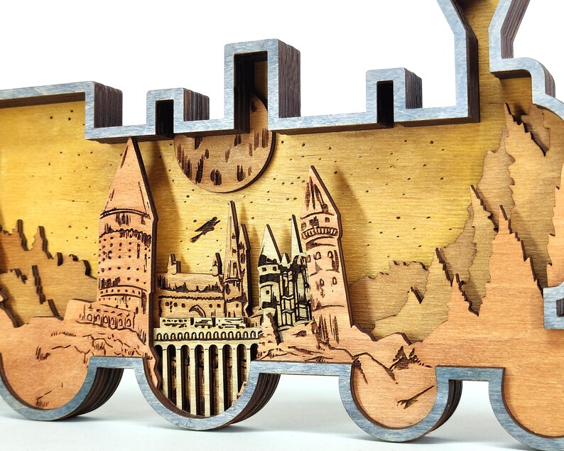 Castle Wizard Pvc Train Svg, Magic Layered Design, Wizard Castle, Wizards Express, Wizard ...