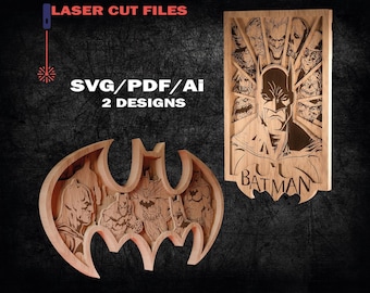 3D Layered SVG - Superhero Cut File (Digital Download)