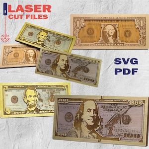 Dollar Svg, Dollar Silhouette, Money, Dollar Outline Svg, Dollar Vector, Cut Files, 3 Designs - MULTILAYERS