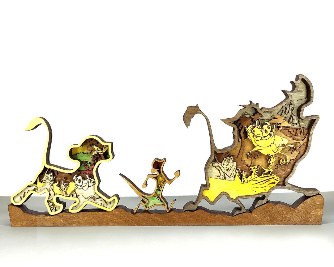 Reino Animal, Dibujos Animados Multicapas, Personajes de dibujos animados -  8 capas - Etsy España