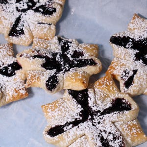 1 Dozen Blueberry or Strawberry Puff Pastries