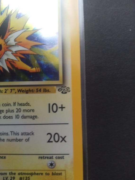 英語版初期　ポケモンカード　Jolteon holo 4/64 英語版初期 ポケモンカード Jolteon holo 4/64 Pokémon TCG