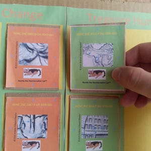 Juego de mesa DIY de búsqueda del tesoro de cambio de bolsillo con lanzamiento de moneda, cartas con imagen, monedas reales duplicadas en un divertido juego de estrategia, lea la descripción del artículo