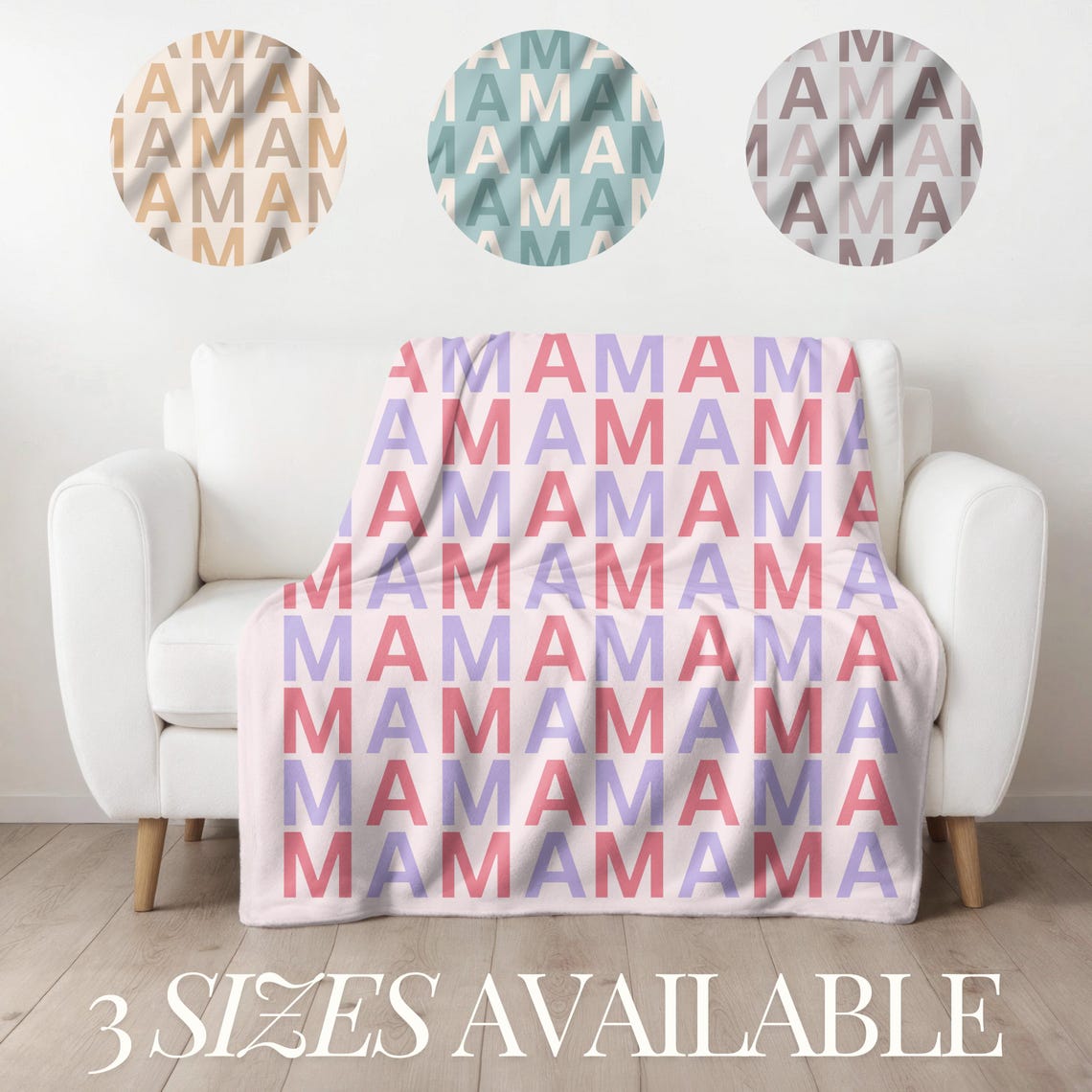 Personalized Fleece Mom Blanket Custom Gift for Mom Keepsake Customized ...