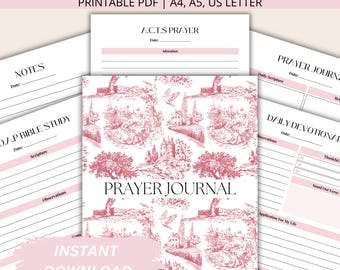 Diario de oración de Toile: Estudio bíblico diario, Paisaje rojo (Descarga digital)